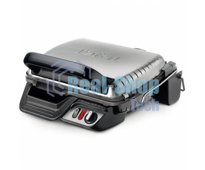 Гриль электрический Tefal GC306012 2000Вт серебристый