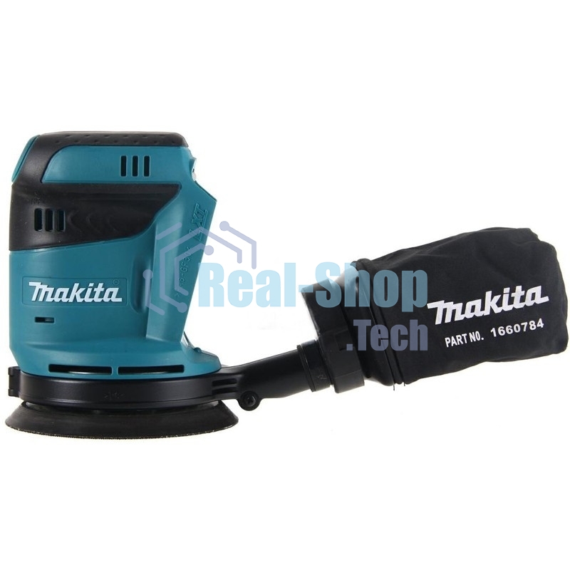 Эксцентриковая шлифовальная машина Makita DBO180Z 18В LiIon ф125мм 7000/9500/11000об/мин ампл.2.8мм 1.7кг
