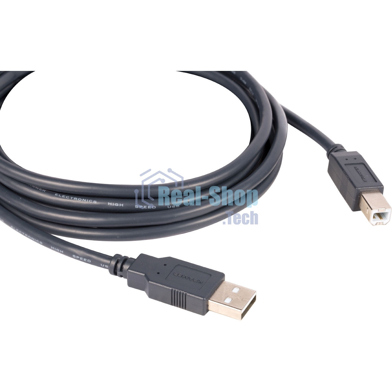 Кабель Kramer C-USB/AB-6 USB-A 2.0 вилка- USB-B вилка, 1,8 м