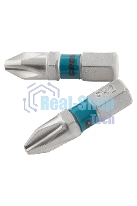 Набор бит Gross 11351 РН2x25, сталь S2, 2 шт