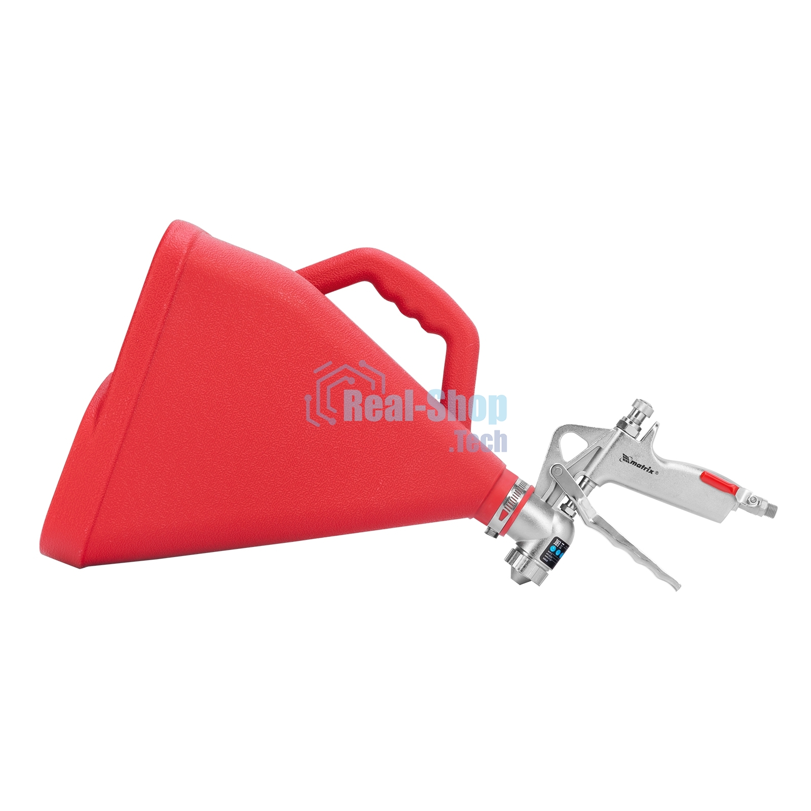 Картушный пистолет Matrix для штукатурки, V= 9,5 л, сопла 4, 6 и 8 мм