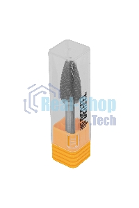 Борфреза по металлу Denzel твердосплавная, параболическая, тип-F, 12 мм