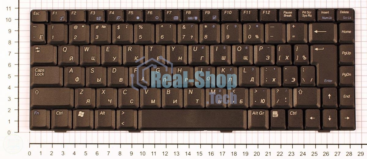 Клавиатура для ноутбука ASUS W5 W6 W7 черная