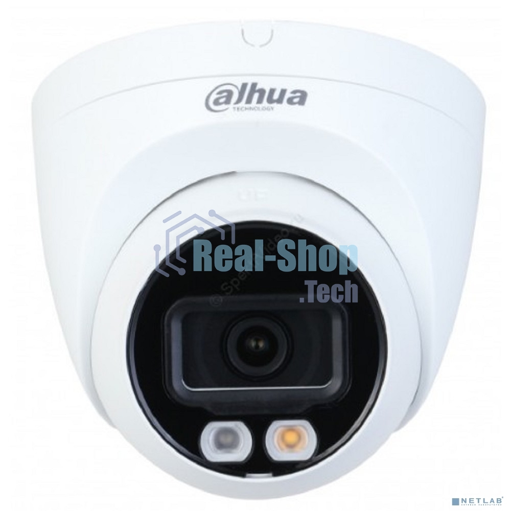 Видеокамера уличная купольная Dahua DH-IPC-HDW2249TP-S-IL-0280B 2Мп 1/2.7” CMOS объектив 2.8мм