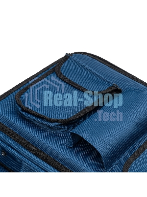 Сумка для инструмента (кейс монтера) Сибртех 470х340х110 мм, 25 карманов, наплечный ремень