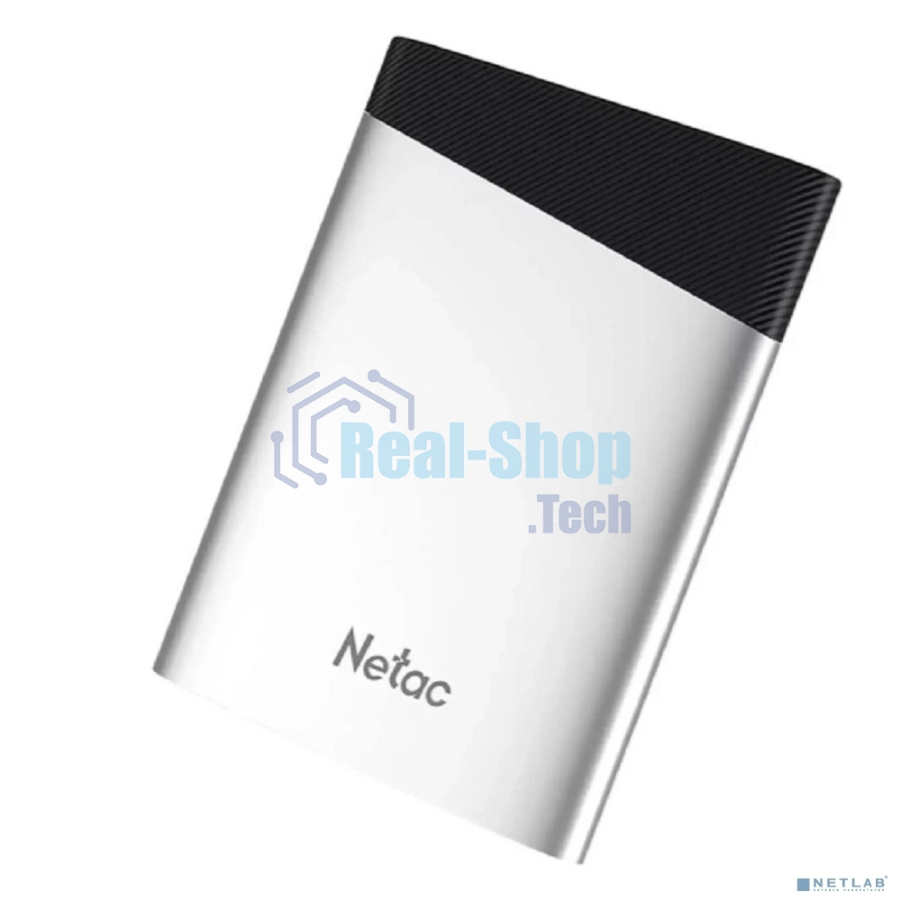 Внешний SSD Netac Z6S, 120 GB, USB 3.2 Gen 2 Type-C, R/W 520/440, серебристый
