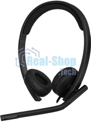 Гарнитура Logitech USB Headset H570e Stereo чёрный, проводная, USB