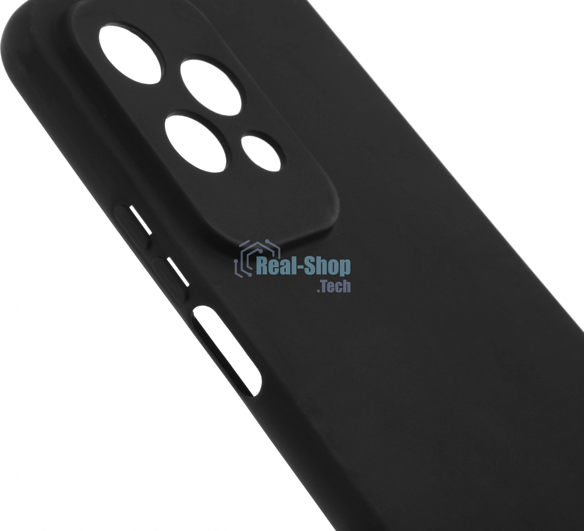 Чехол (клип-кейс) BoraSCO для Honor 200 Lite Silicone Case черный (73437)