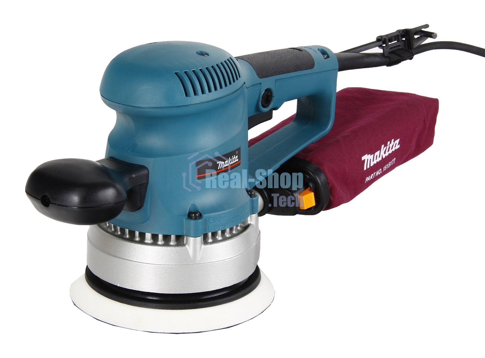 Эксцентриковая шлифовальная машина Makita BO6030 ЭШМ,310Вт,ф150мм,4000-10000об\м,ампл-3мм,2.3кг,кор,п\сборник