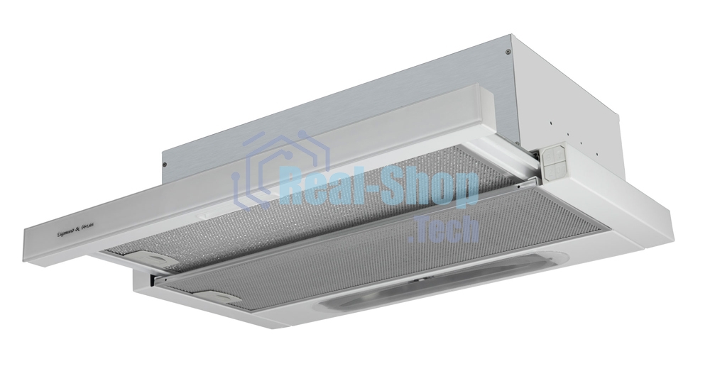 Вытяжка встраиваемая Zigmund & Shtain K 002.61 W белый, 60 см, 550 куб. м/ч, 55 дБ