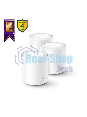 Домашняя Mesh Wi-Fi система TP-Link Deco X60(3-pack) AX5400