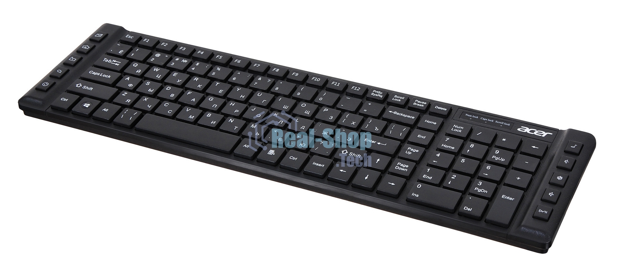 Клавиатура проводная Acer OKW010 ZL.KBDEE.002, USB, черный