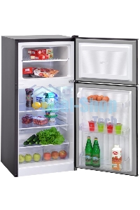 Холодильник Nordfrost NRT 143 232 черный двухкамерный 139/51 л морозилка сверху, капельная система