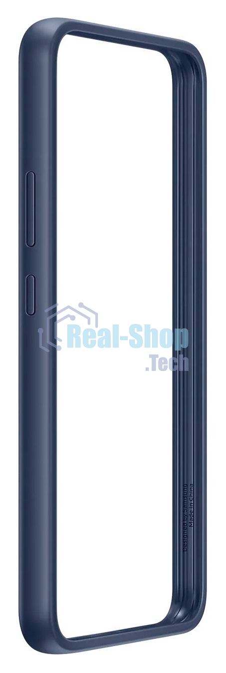 Чехол (клип-кейс) Samsung для Samsung Galaxy S22+ Frame Cover прозрачный/темно-синий (EF-MS906CNEGRU)
