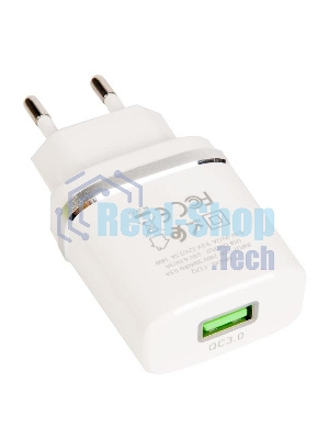 Сетевое зарядное устройство QC 3.0 HOCO HC-16262 C12Q 1 USB Выход: 5V_9V_12V, 18W белый