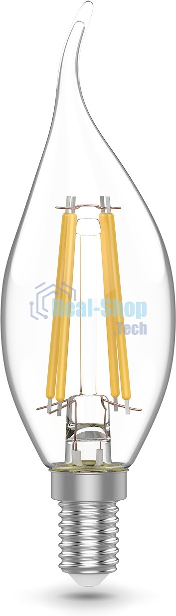 Лампа светодиодная Gauss Basic 1041116T 5.5Вт цок.: E14 свеча 240B 2700K св. свеч. белый. теп. (упак.: 3 шт)