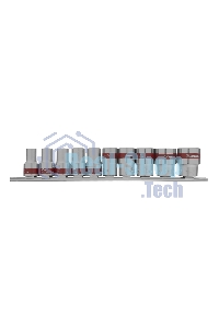 Набор головок Matrix 1/2'' 12-ти гр. crv 10шт. 10-24мм