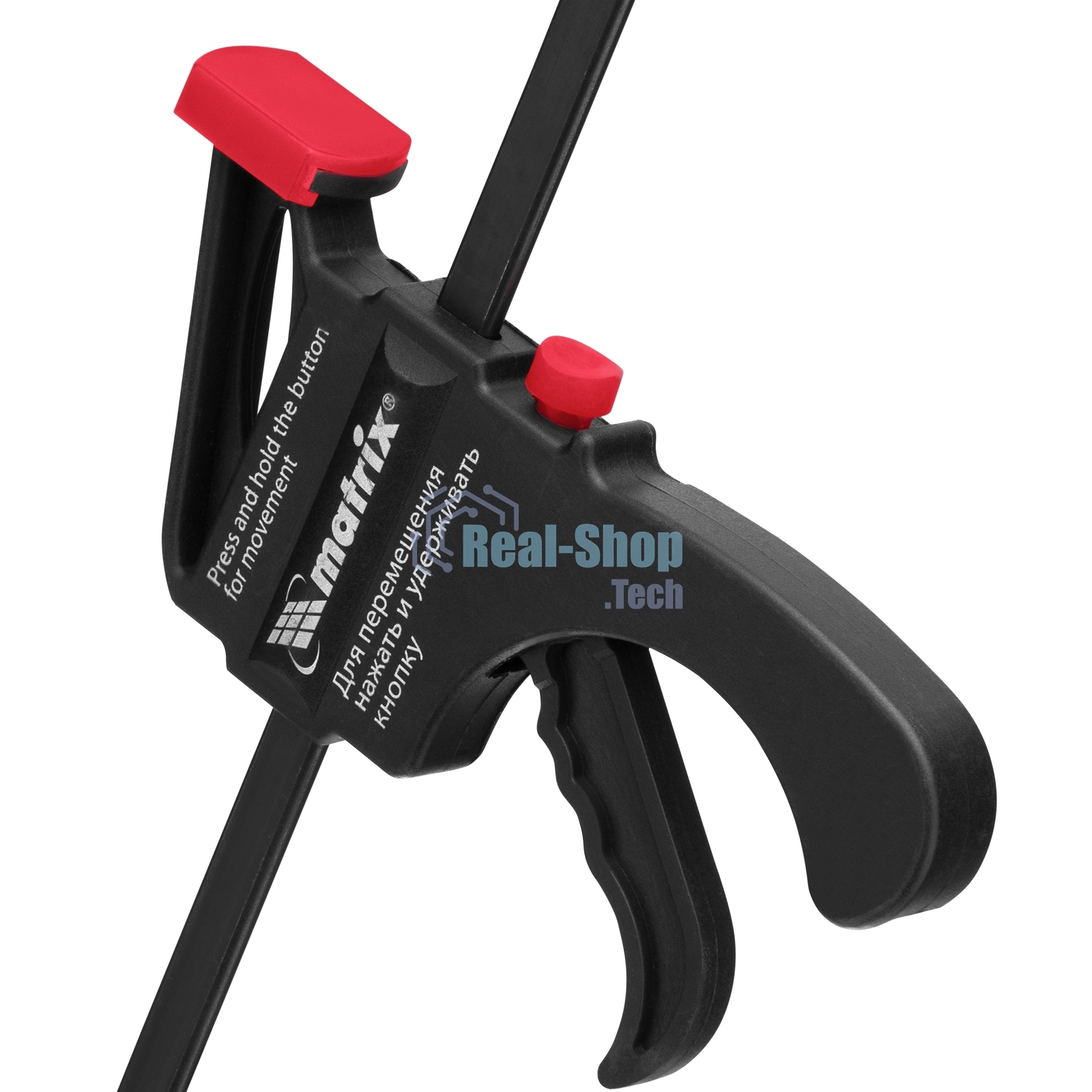 Струбцина универсальная Matrix, быстрозажимная, F-образная, 300 х 415 х 45 мм, пластиковый корпус