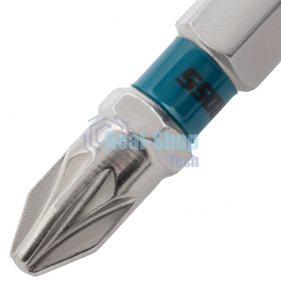 Набор бит Gross PZ2х50, сталь S2, 10 шт.