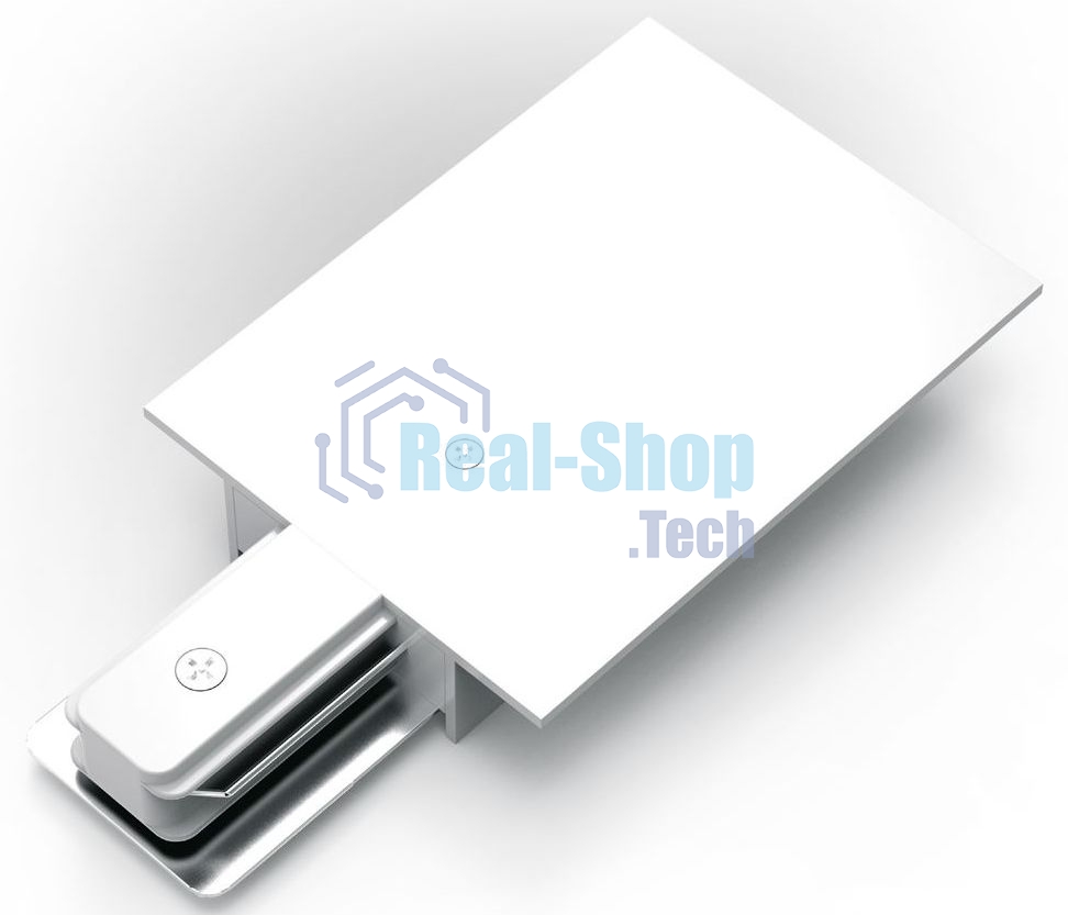 Адаптер питания для подключения встраиваемых трековых шинопроводов к сети Gauss белый