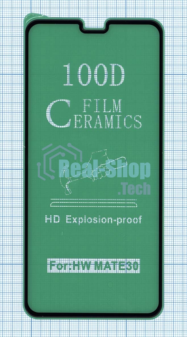 Керамическая пленка (стекло) для Huawei Mate 30 черный