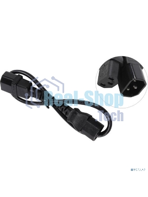 Кабель монитор-компьютер (UPS->уст-во) ExeGate Power EC-0,5P (С13->С14) VDE-250V-3*0.5-CU, 6A, 0.5м