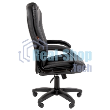 Кресло офисное Chairman 600LT чер.пласт экопремиум черный