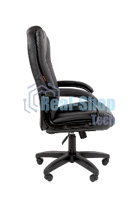 Кресло офисное Chairman 600LT чер.пласт экопремиум черный