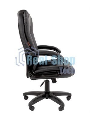 Кресло офисное Chairman 600LT чер.пласт экопремиум черный