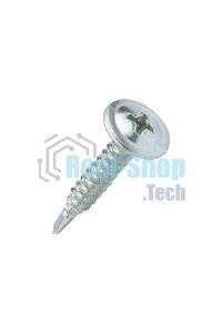 Саморез с прессшайбой Kranz ПШС сверло 4,2х25мм, пакет (800 шт/уп)