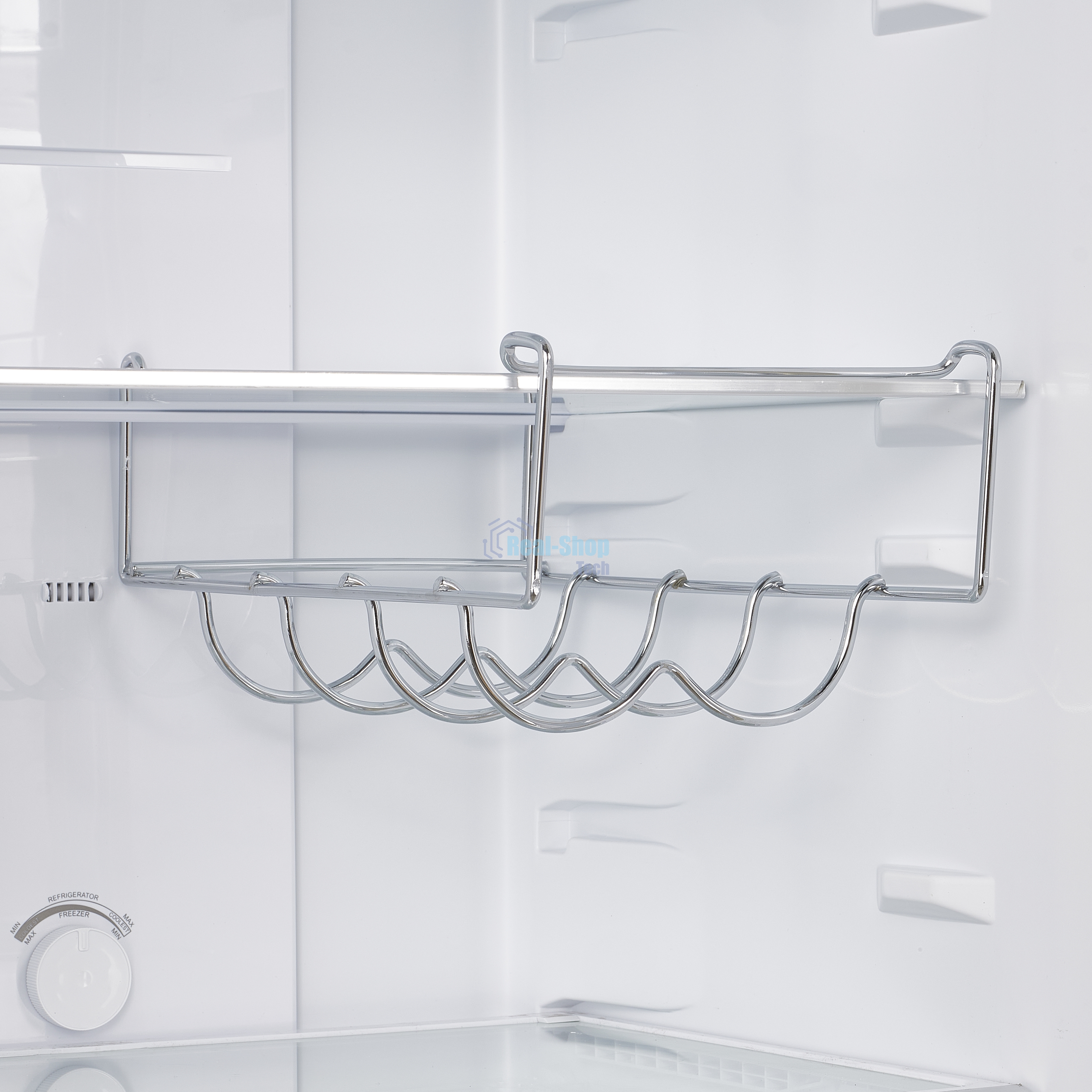 Холодильник Maunfeld MFF186NFRBG бежевый двухкамерный 181/71л морозилка снизу