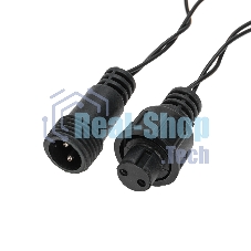 Гирлянда Neon-night Шарики Ø25 мм, 5 м, темно-зеленый ПВХ, 25 диодов, цвет RGb