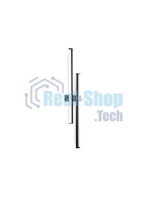 Настенный светодиодный светильник Ambrella light FL6162 BK черный 28W 3000K-6400K 810*120*65