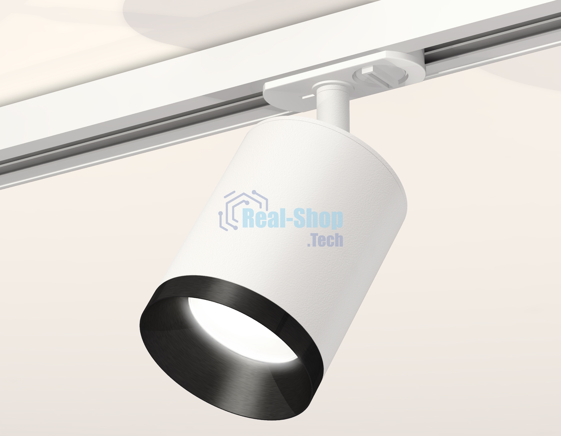 Светильник Ambrella light XT7421002 SWH/PBK белый песок/черный полированный MR16 GU5.3 (A2536, C7421, N7031)