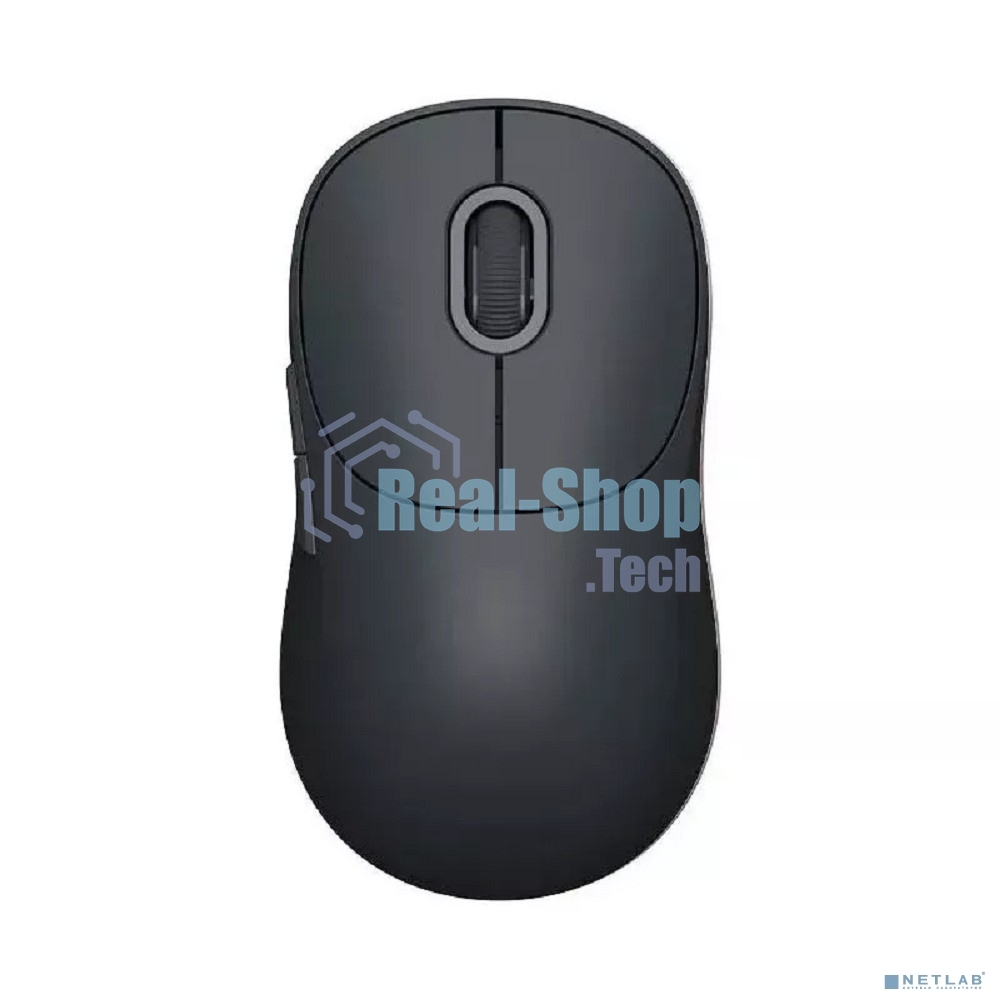 Мышь беспроводная Xiaomi Wireless Mouse 3 черный, 1200 dpi, радиоканал, Bluetooth, USB, кнопки - 5