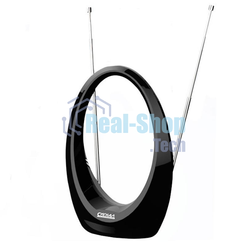 Антенна комнатная DVB-T и ДМВ+МВ активная Сигнал SAI 615