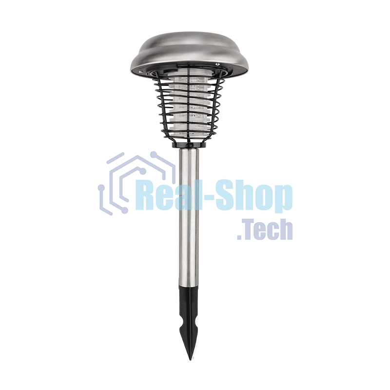 Антимоскитный садовый светильник Rexant на солнечной батарее R20 металл