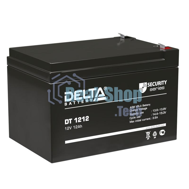 Батарея для ИБП Delta DT 1212 (12V, 12Ah)