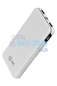 Портативный аккумулятор Cactus CS-PBFSKT-10000 10000mAh 2.1A 2xUSB белый