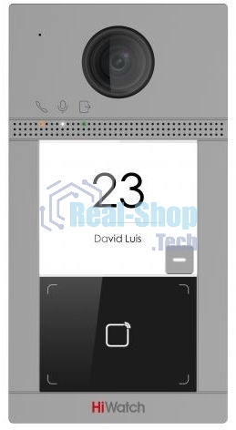 Видеопанель HiWatch VDP-D4211W(B) цвет панели: серебристый