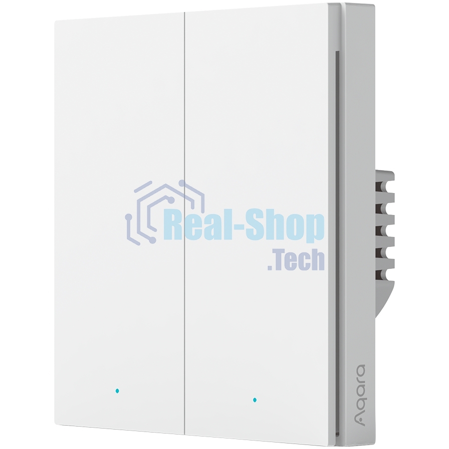 Выключатель умный Aqara Smart wall switch H1 (with neutral, double rocker) WS-EUK04