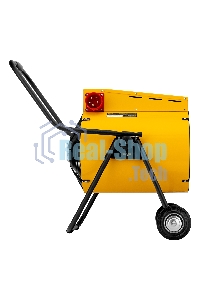 Тепловая пушка Denzel SFH-15000, 400 В, желтый, 120/9000/15000 Вт, 150 м2, термостат