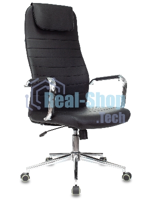 Кресло Бюрократ Chair Brt KB-9N/ECO/BLACK черный, экокожа