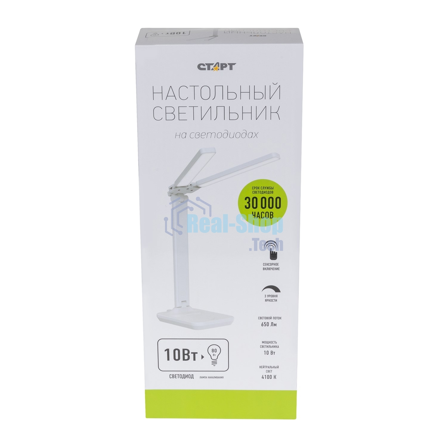 Светильник настольный СТАРТ 4610116217207 со светодиодами CT90 белый-- 12