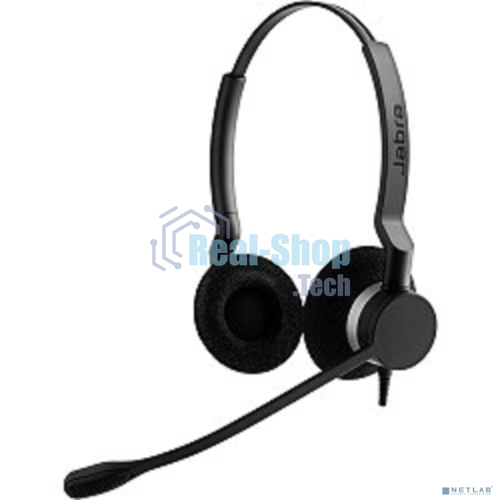Гарнитура Jabra BIZ 2300 Duo USB чёрный, проводная
