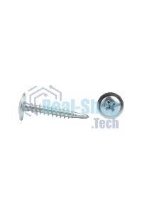 Саморез с прессшайбой Kranz ПШС сверло 4,2х25мм, пакет (800 шт/уп)