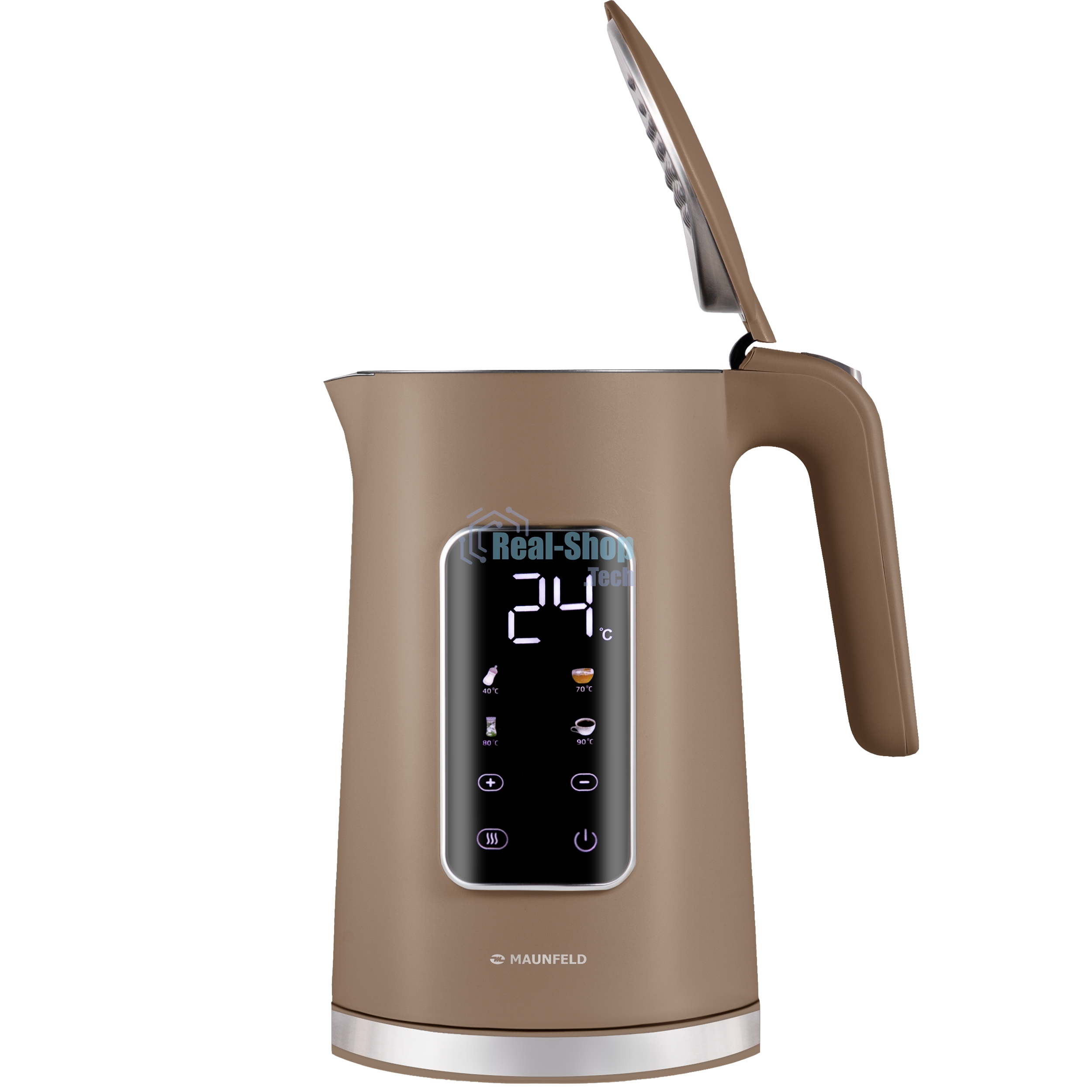Чайник электрический Maunfeld MGK-635DBR коричневый, 1,7 л, 2200 Вт