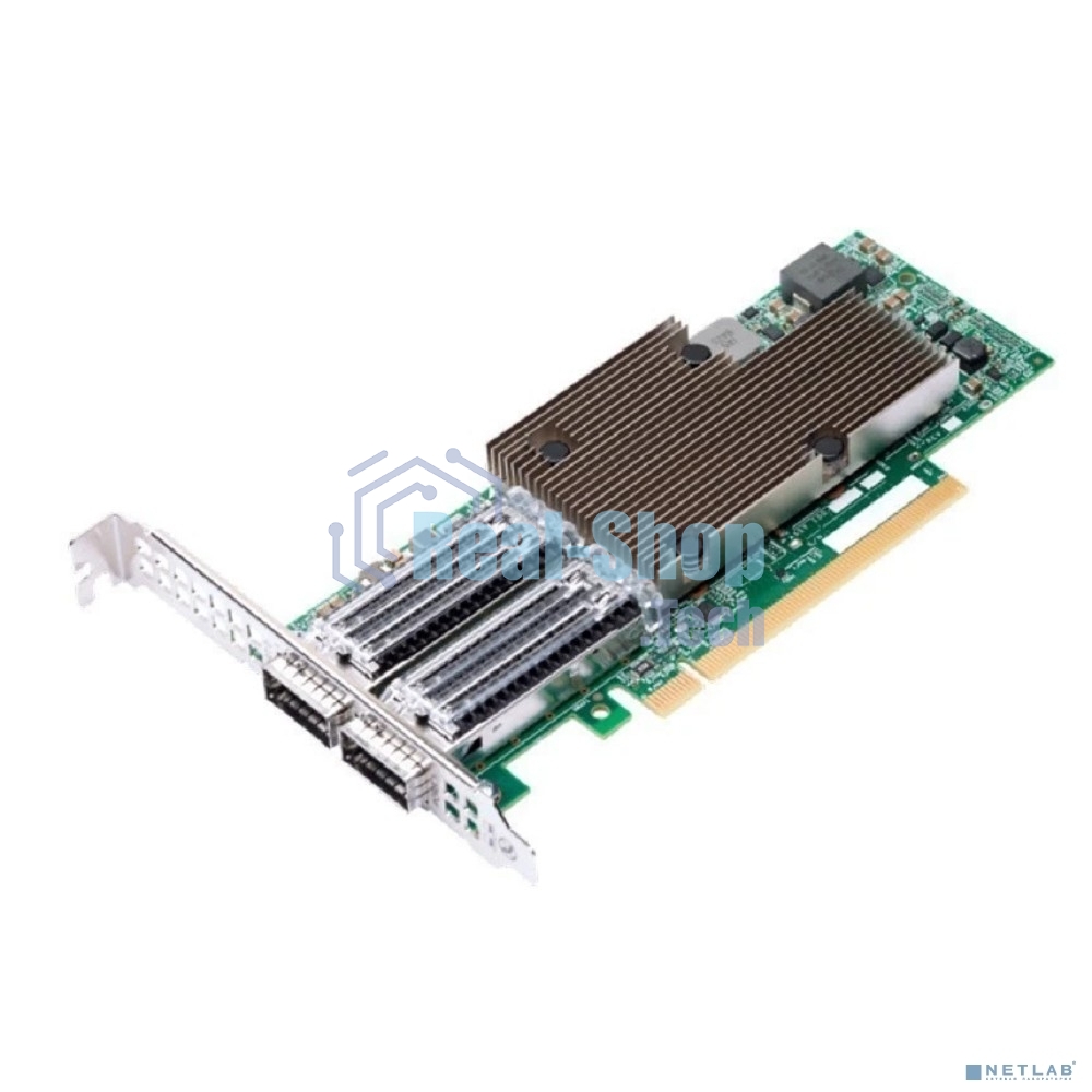 Сетевая карта NetXtreme P2100G (BCM957508-P2100G) SGL 2x100GbE (100/50/25/10GbE), PCIe 4.0 x16, QSFP56, BCM57508, NIC Adapter