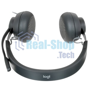 Гарнитура Logitech Zone Wired Teams графит, проводная, USB