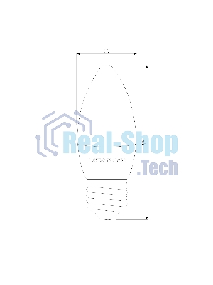 BLE2760 / Светодиодна лампа Свеча СD LED 6W 3300K E27 (BLE2760)